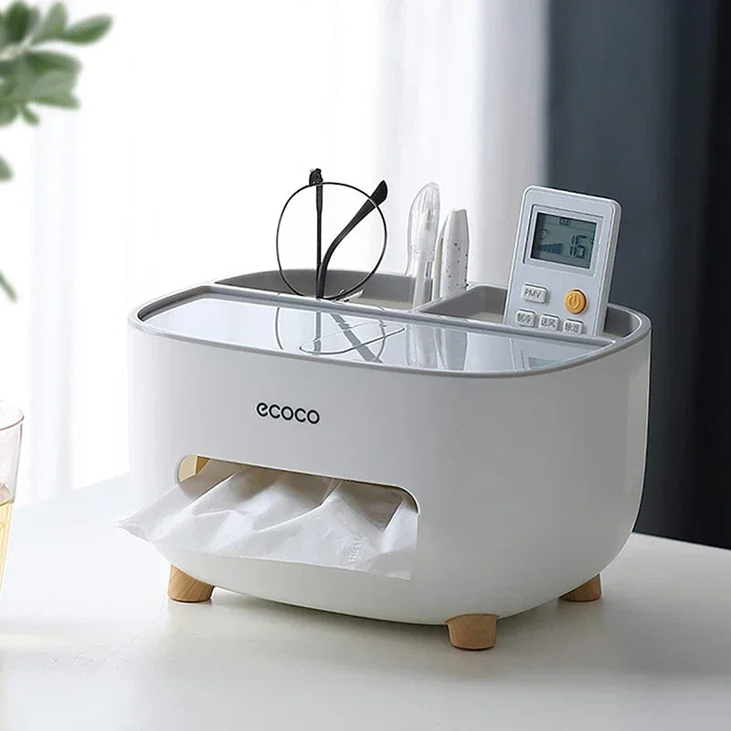 Home.Co - Ecoco Tissue Box & Organizer (Random Color)
