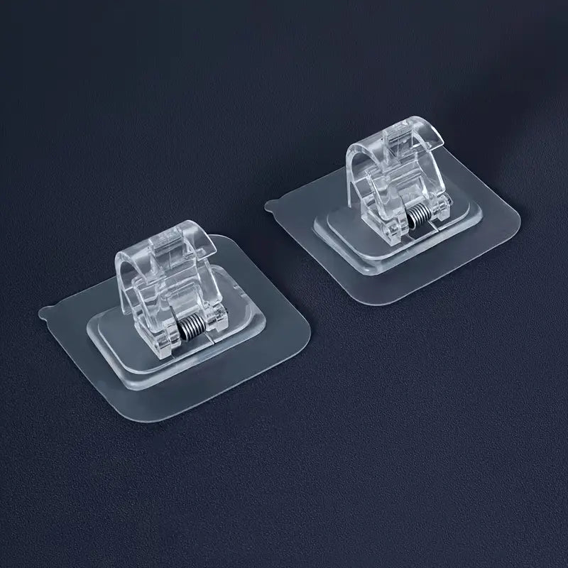 Self Adhesive Curtain Rod Holder Hooks