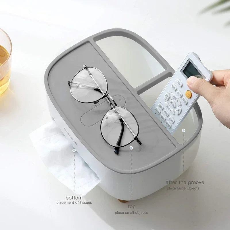 Home.Co - Ecoco Tissue Box & Organizer (Random Color)