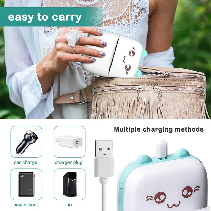 Pocket Photo Bluetooth Mini Thermal Printer