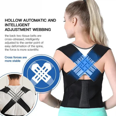 Adjustable Back Shoulder Posture Corrector - (IMPORTED)