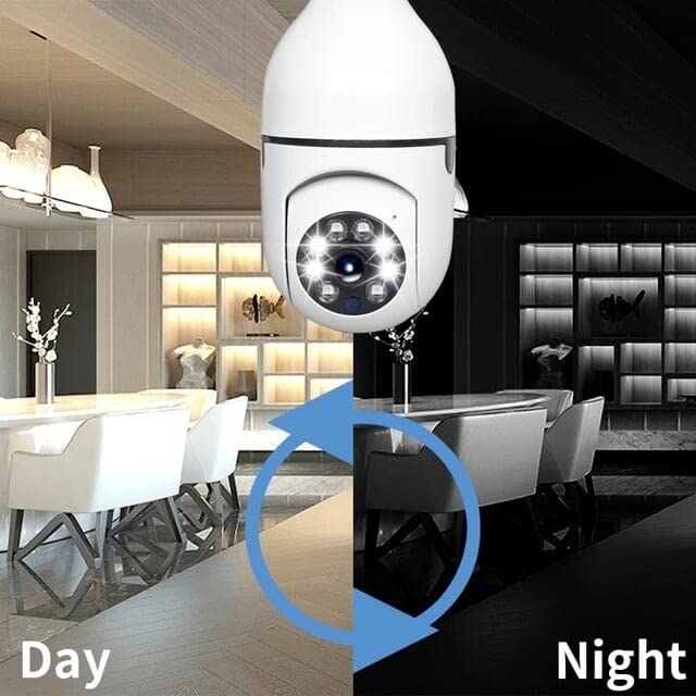 Robo Bulb Camera – Motion Detection Alert, Two Way Easy Communication, IP66 Waterproof Outdoor/Indoor Security Camera