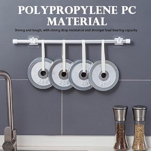 Self Adhesive Curtain Rod Holder Hooks