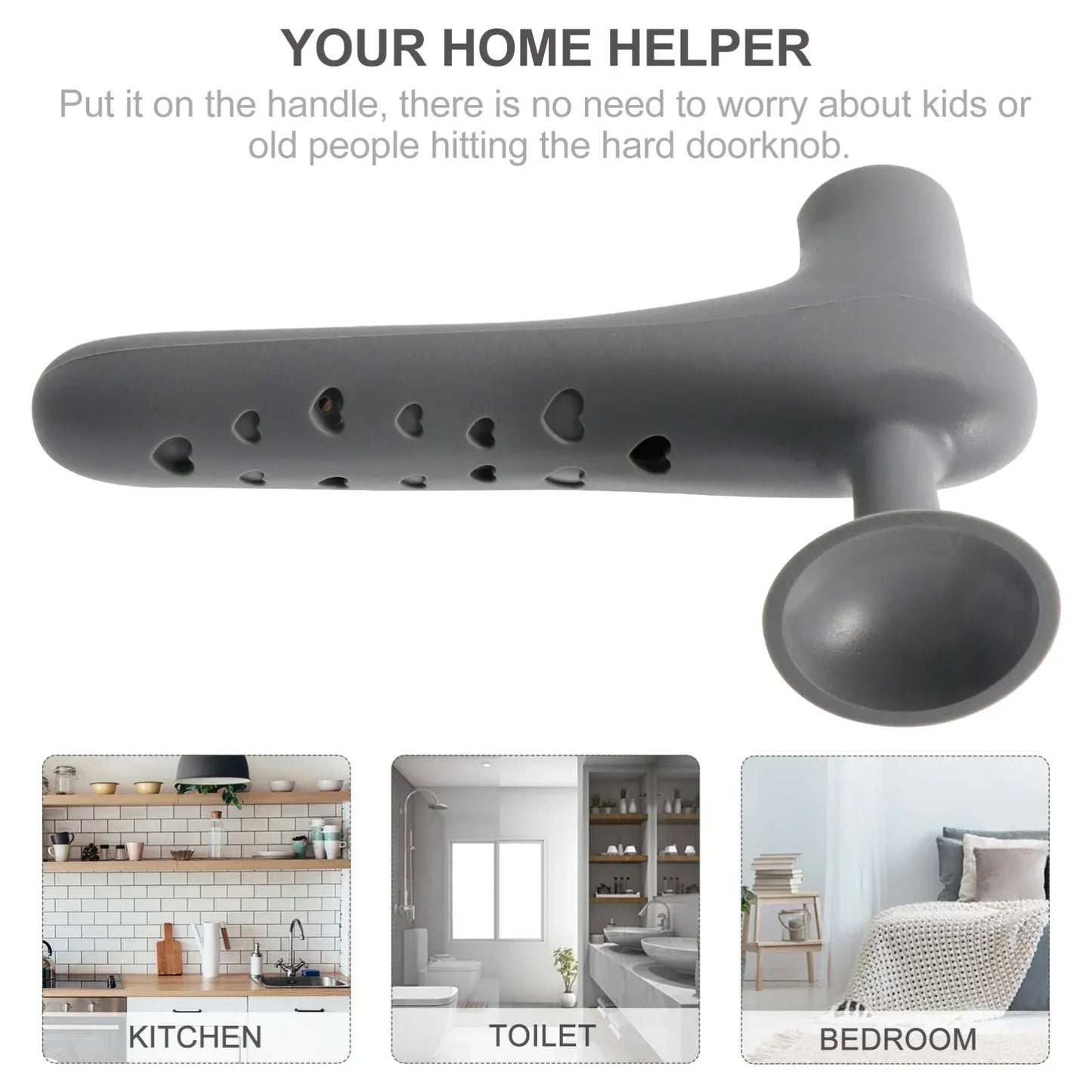 Anti-Noise Anti-Collision Silicone Door Handle Cover