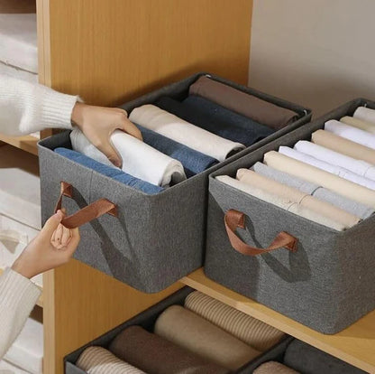 (3 Pieces) Premium Multi-functional Folding Wardrobe Organizer