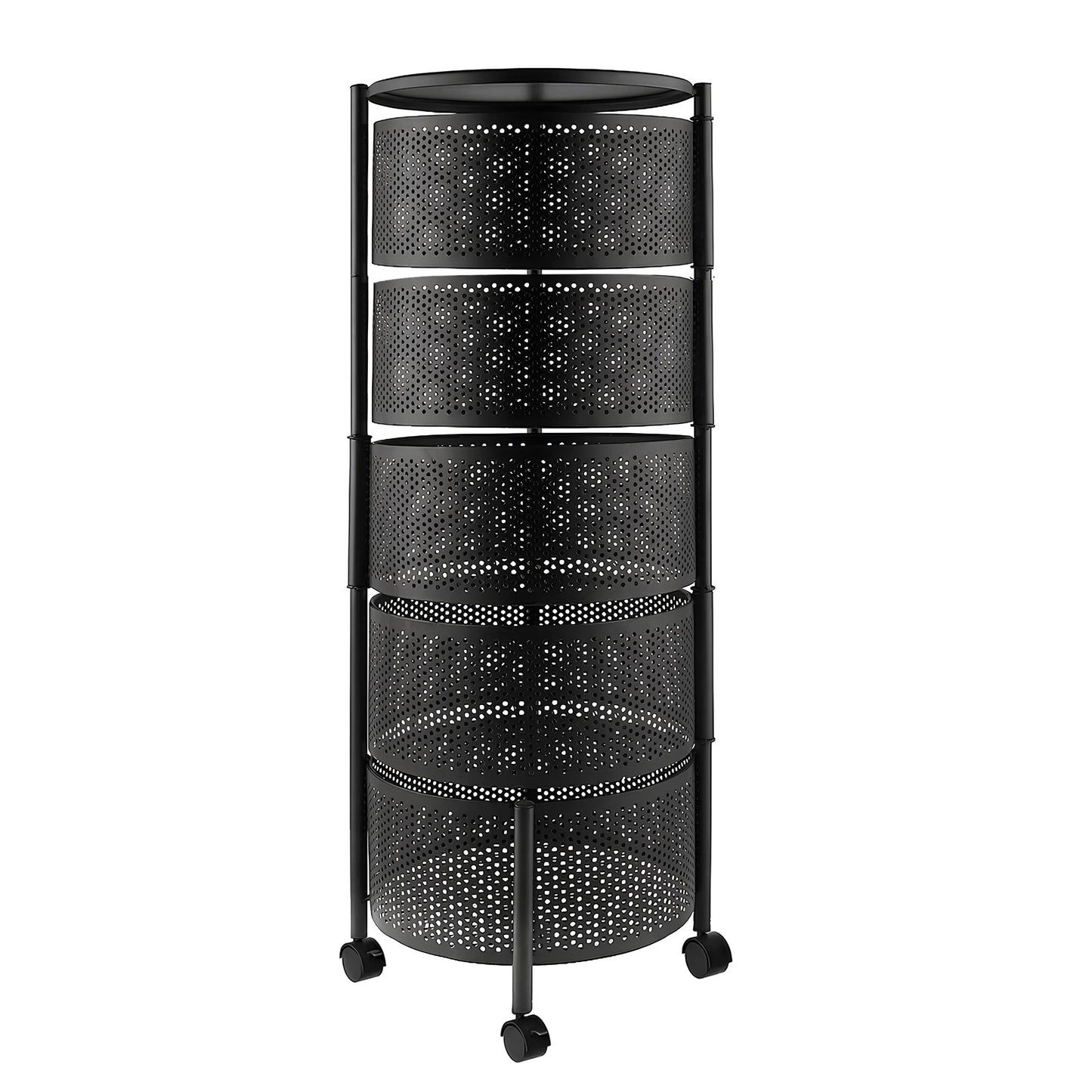 Premium Round Metal Trolley - Multi Purpose