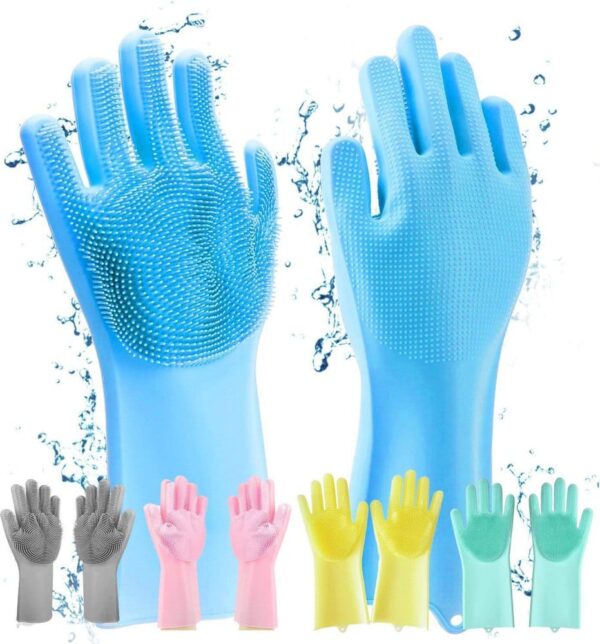 Magic Silicone Washing Gloves