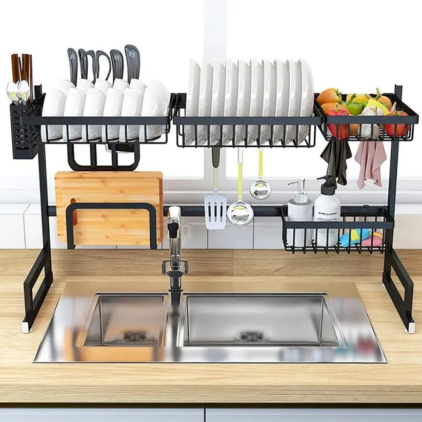 Kitchen Dish Drying Rack Over Sink