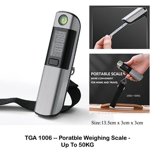 PORTABLE WEIGHING SCALE LCD Display with Hooks