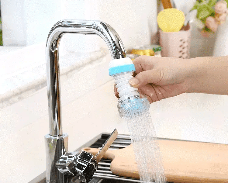 Fan Faucet With Clip