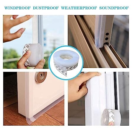 (Pack of 4) Waterproof Door Bottom Seal Strip