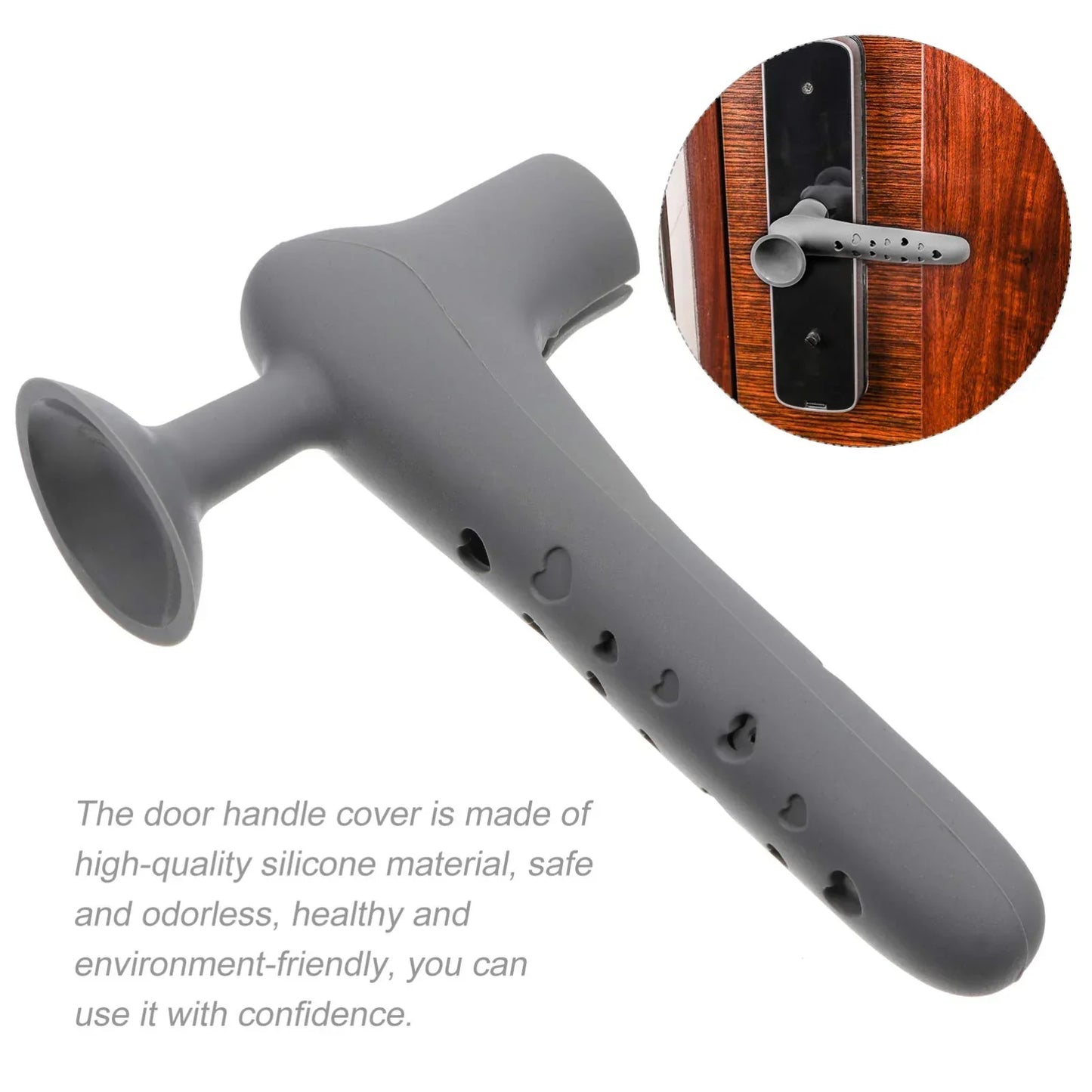 Anti-Noise Anti-Collision Silicone Door Handle Cover